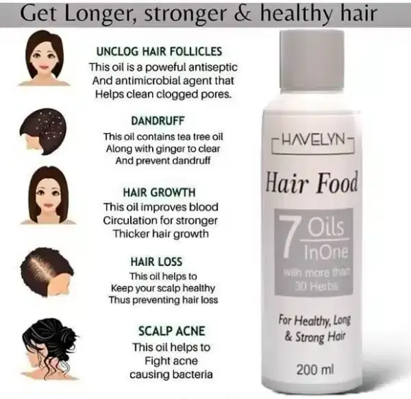 Hair Food Oil for hair Nourishing Moisture Hair 200ML 1.webp