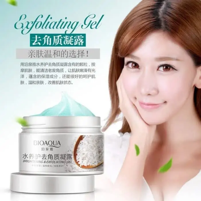 Bioaqua Brightening & Exfoliating Rice Gel Face Scrub 140ml 4.webp