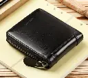 Men's Easy to Carry Zip Closure Leather Wallet 5.webp