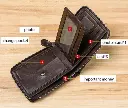 Men's Easy to Carry Zip Closure Leather Wallet 2.webp