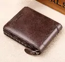 Men's Easy to Carry Zip Closure Leather Wallet 4.webp