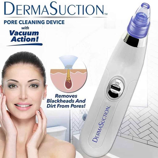 Derma Suction Blackhead Remover Vacuum - Acne Cleaner for Black Spots Removal